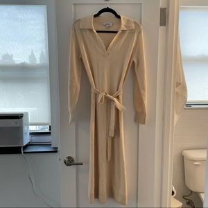 & Other Stories Belted Knit Sweater Dress